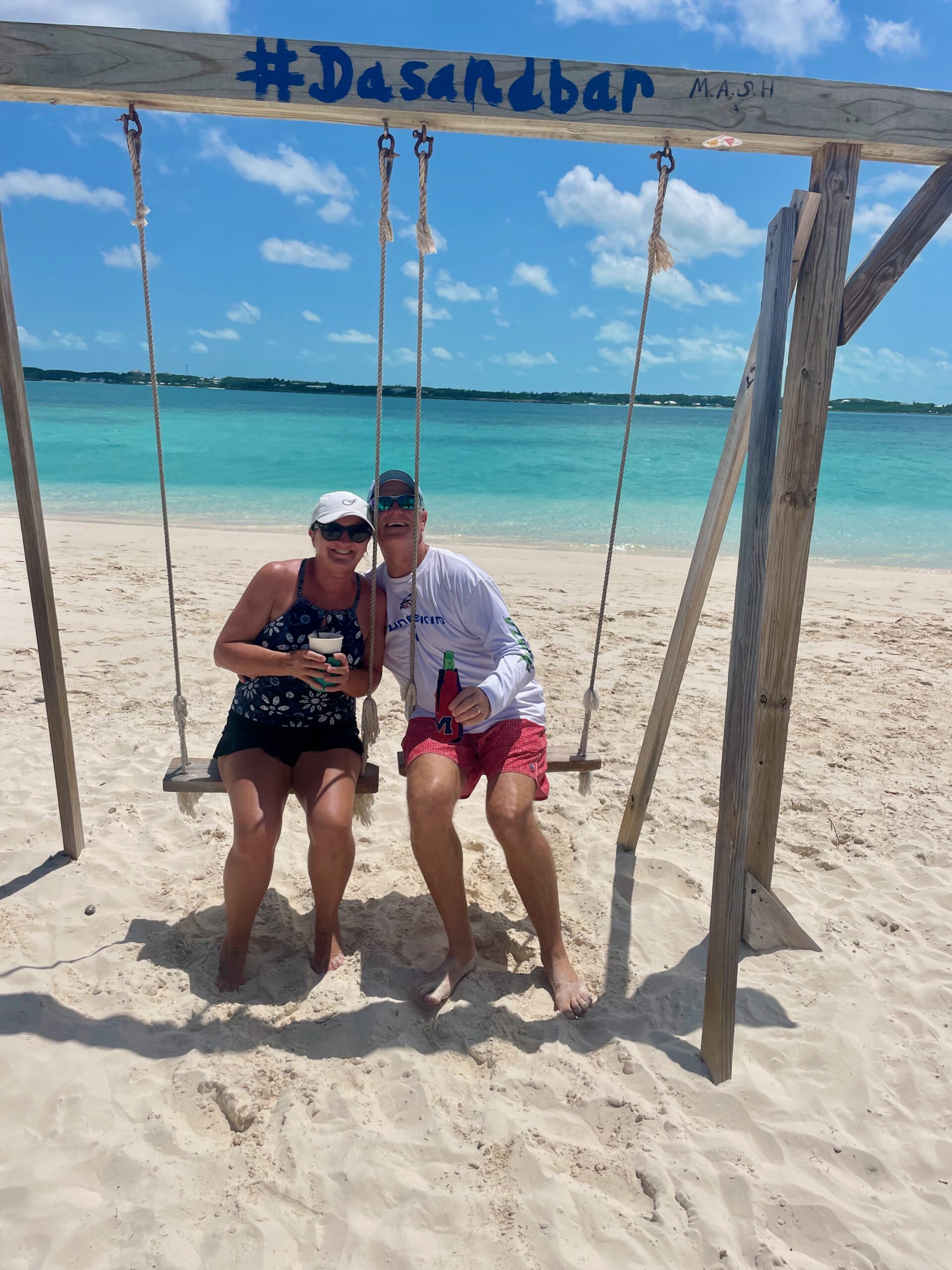 Sand bar in Exuma